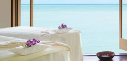 One & Only Reethi Rah - Overwater treatment section   couples suite