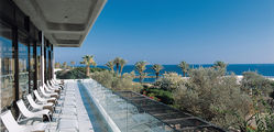 Almyra Hotel, Cyprus - Lobby terrace