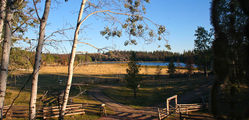 Siwash Lake Ranch - Cariboo Suite View of Lake