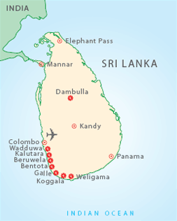Sri Lanka - Map